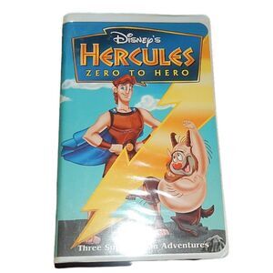 DISNEY'S HERCULES: ZERO TO HERO vintage clamshell case VHS movie